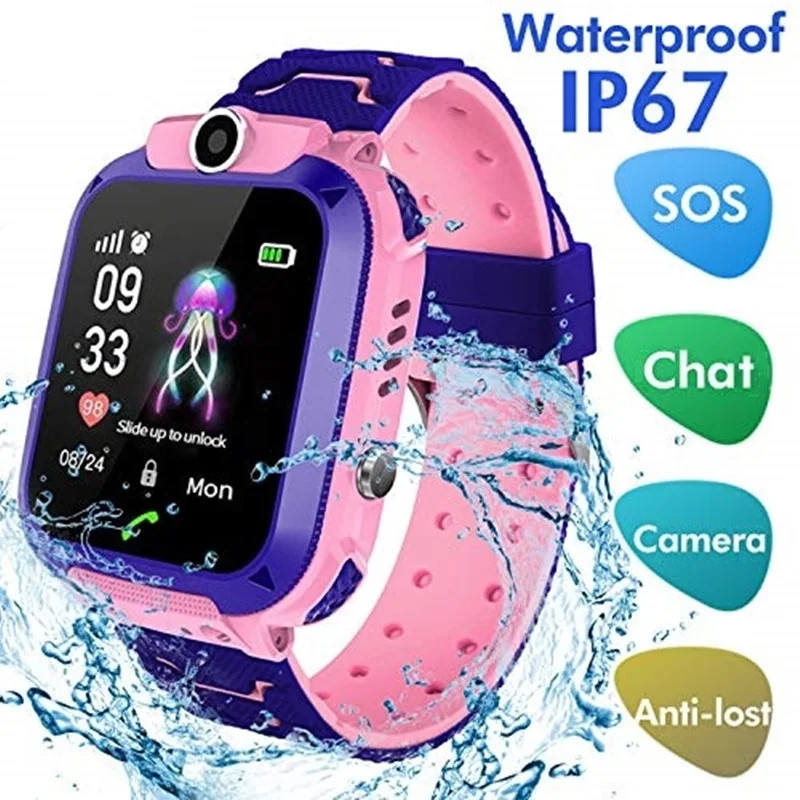 Smartwatch Watches For Girls Kids - 2G enfants montre intelligente appel SOS
