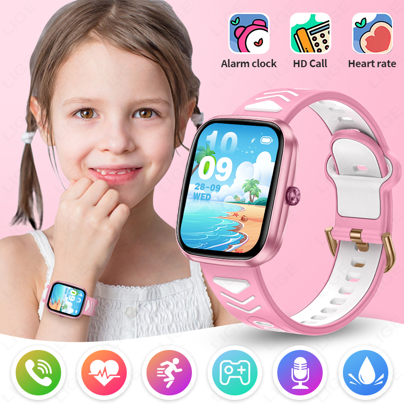 Smartwatch Watches For Girls Kids - Montre connectée LIGE pour enfants, garçons