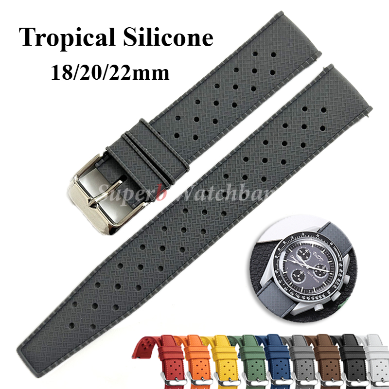 Citizen Watches Smartwatch - Bracelet de montre en Silicone Tropical