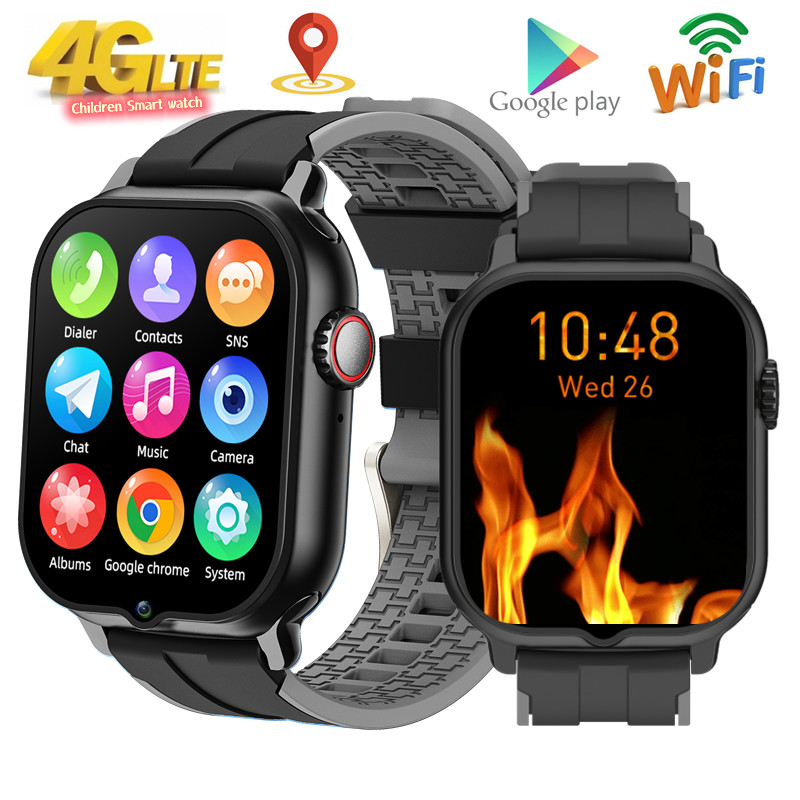 Smartwatch Watches For Girls Kids - Montre connectée Android 2024 pour enfants,