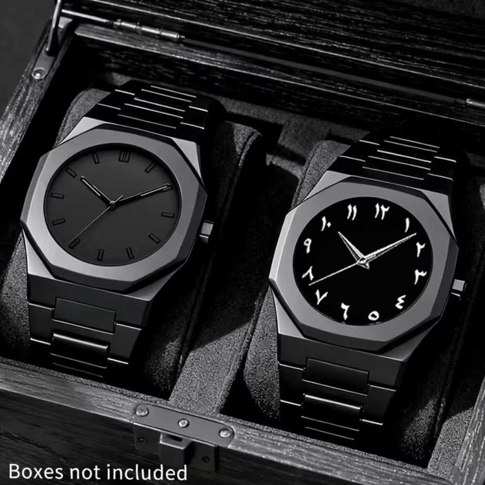 Smartwatch Watches Birthday Gift For Men - 2 montres, montres-bracelets à quartz tendance,