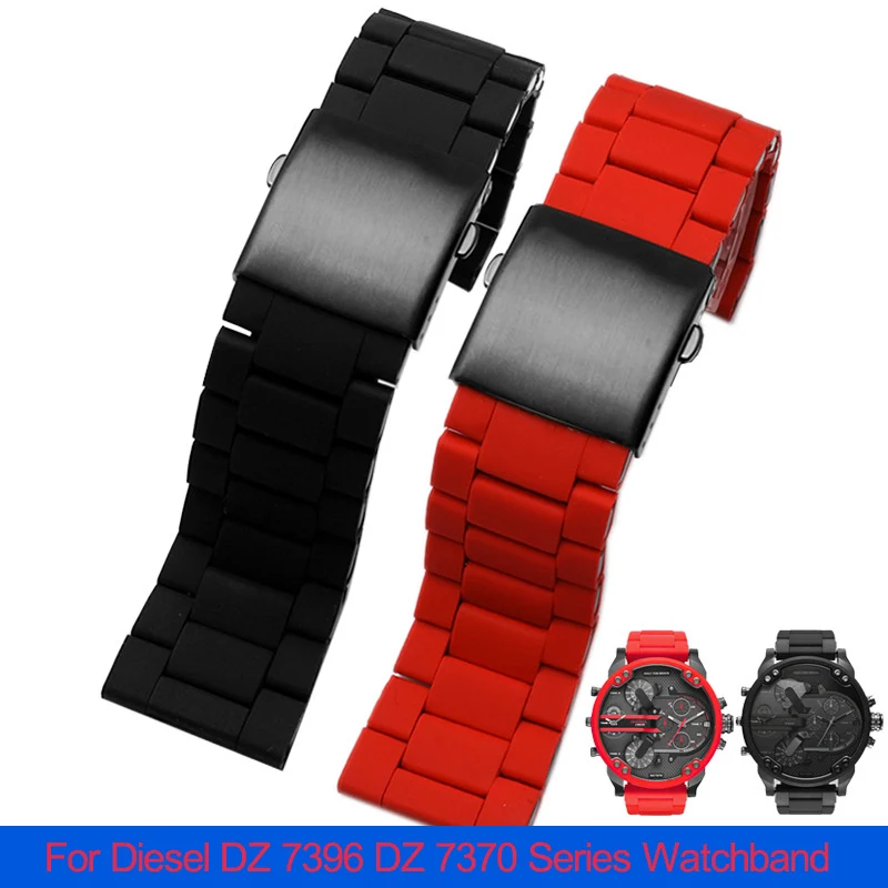 Diesel Watches Smartwatch - Bracelet de montre en silicone et