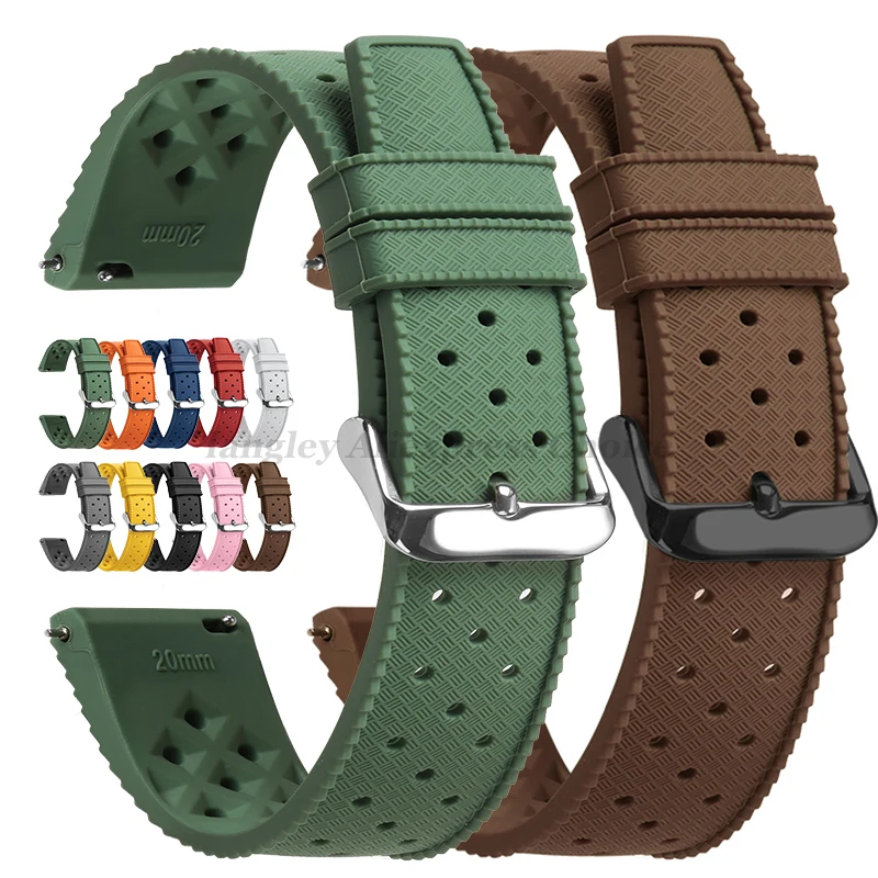 Citizen Watches Smartwatch - Bracelet de montre en Silicone Tropical