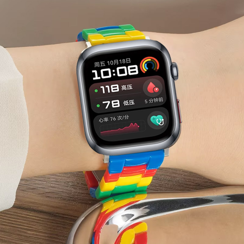 Smartwatch Stylish Watches For Women - Bracelet élégant en résine couleur bonbon