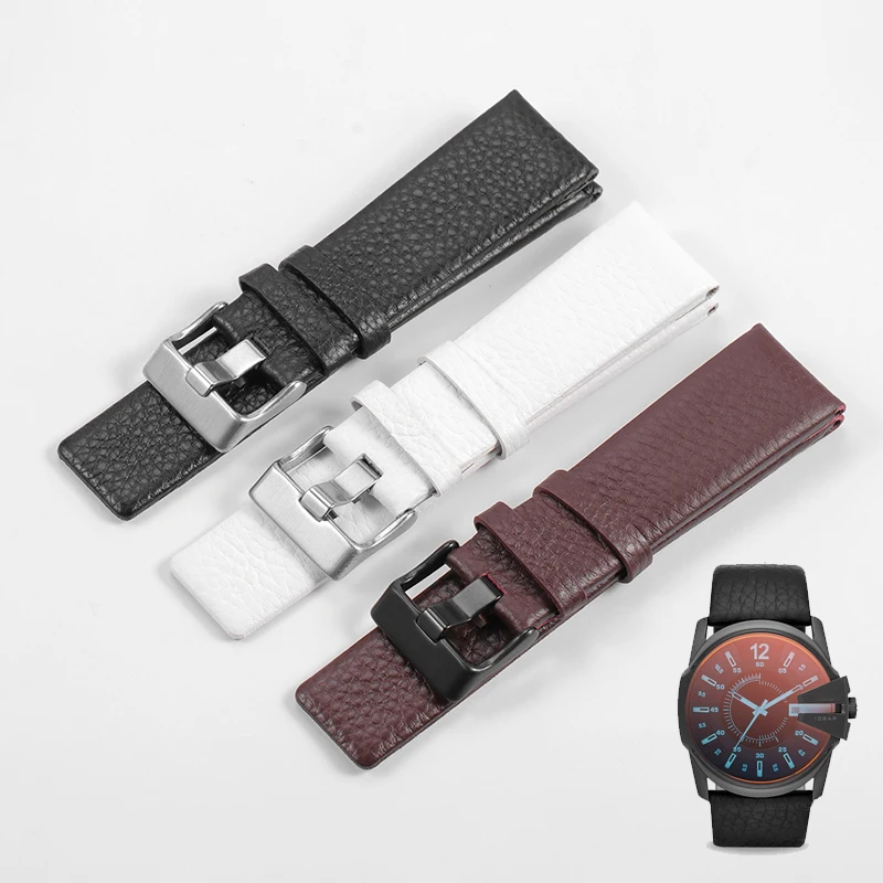 Diesel Watches Smartwatch - Bracelet de montre en cuir véritable