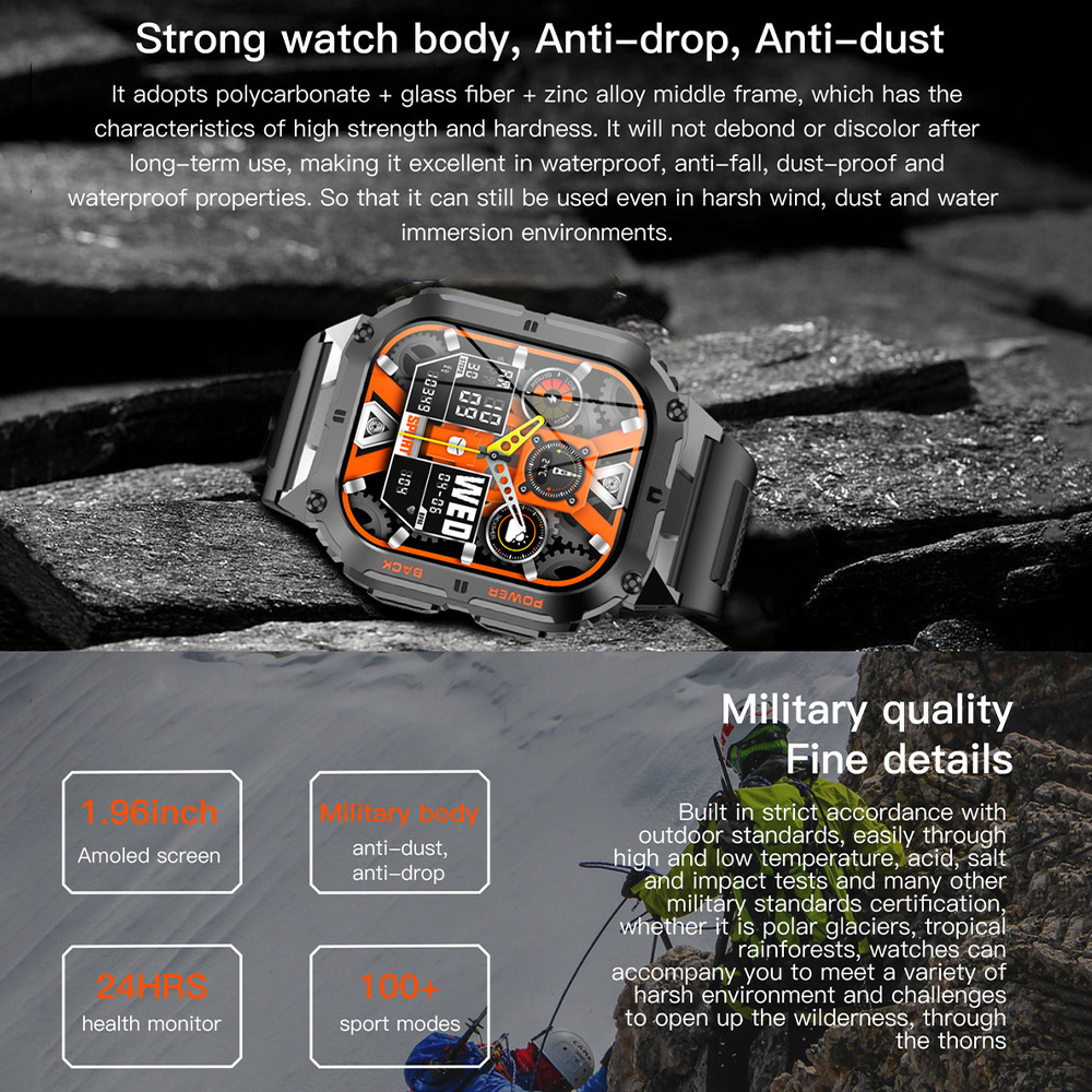 K61 Pro montre intelligente ho - Smartwatch Digital Watches For Women avis et prix