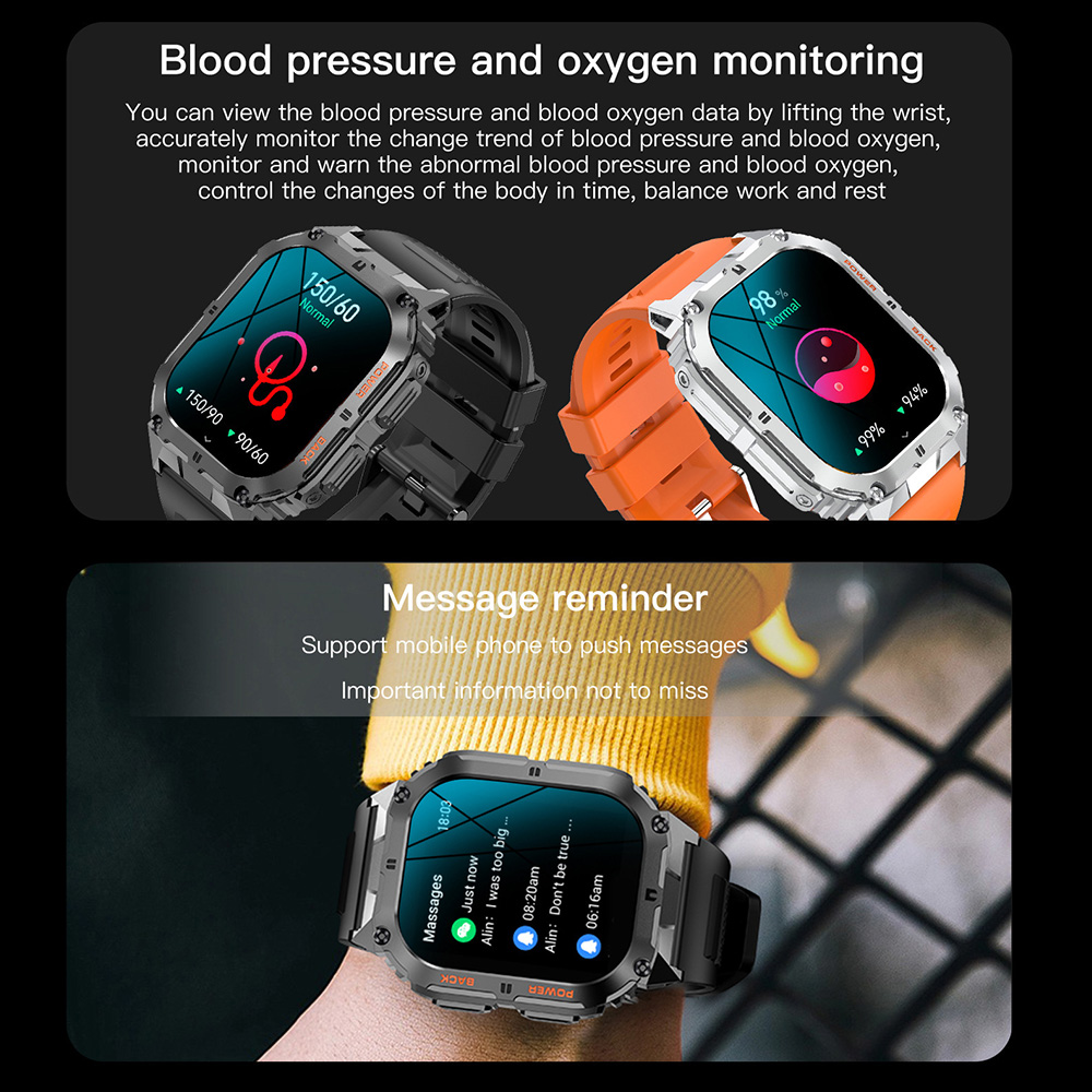 K61 Pro montre intelligente ho - Smartwatch Digital Watches For Women avis et prix