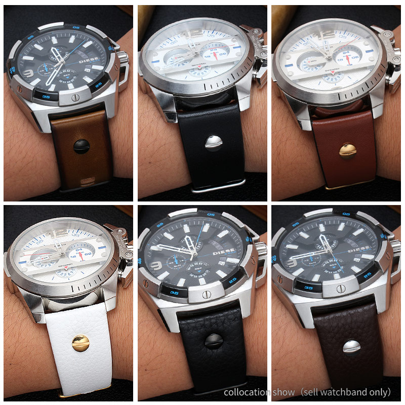 Bracelet de montre en cuir vér - Diesel Watches Smartwatch avis et prix