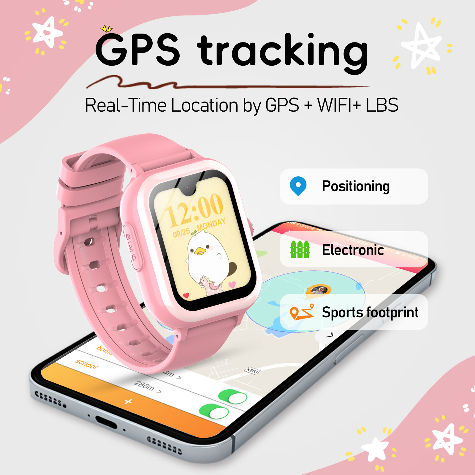 Montre connectée pour enfants  - Smartwatch Watch Whatsapp avis et prix