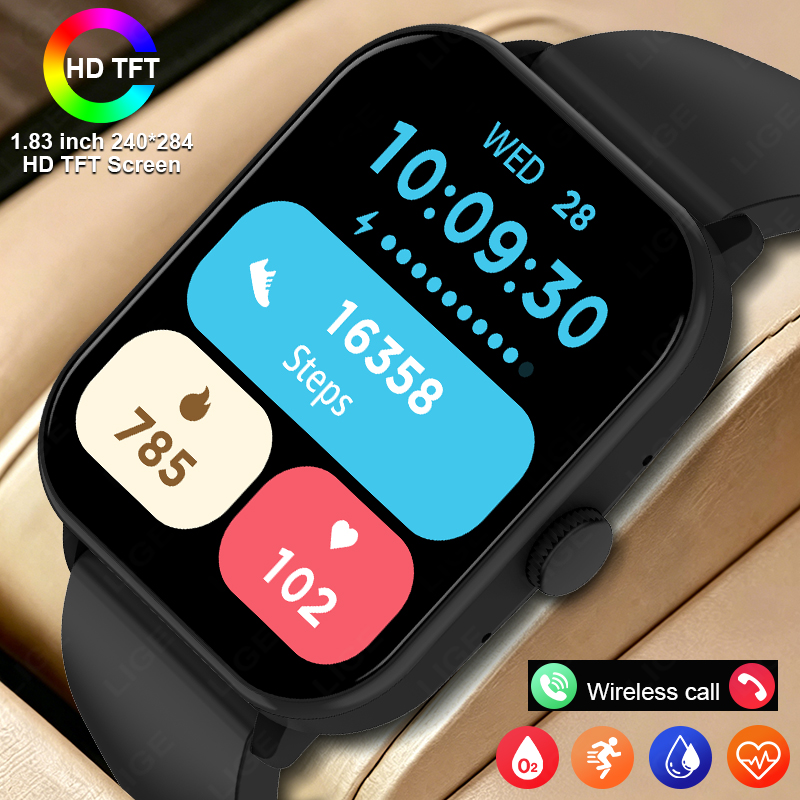 Montre connectée LIGE avec fon - Smartwatch Watches Birthday Gift For Men avis et prix