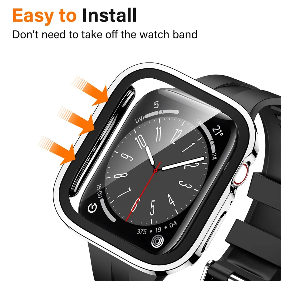 Verre + couvercle pour boîtier - Smartwatch Iphone Watches For Women avis et prix