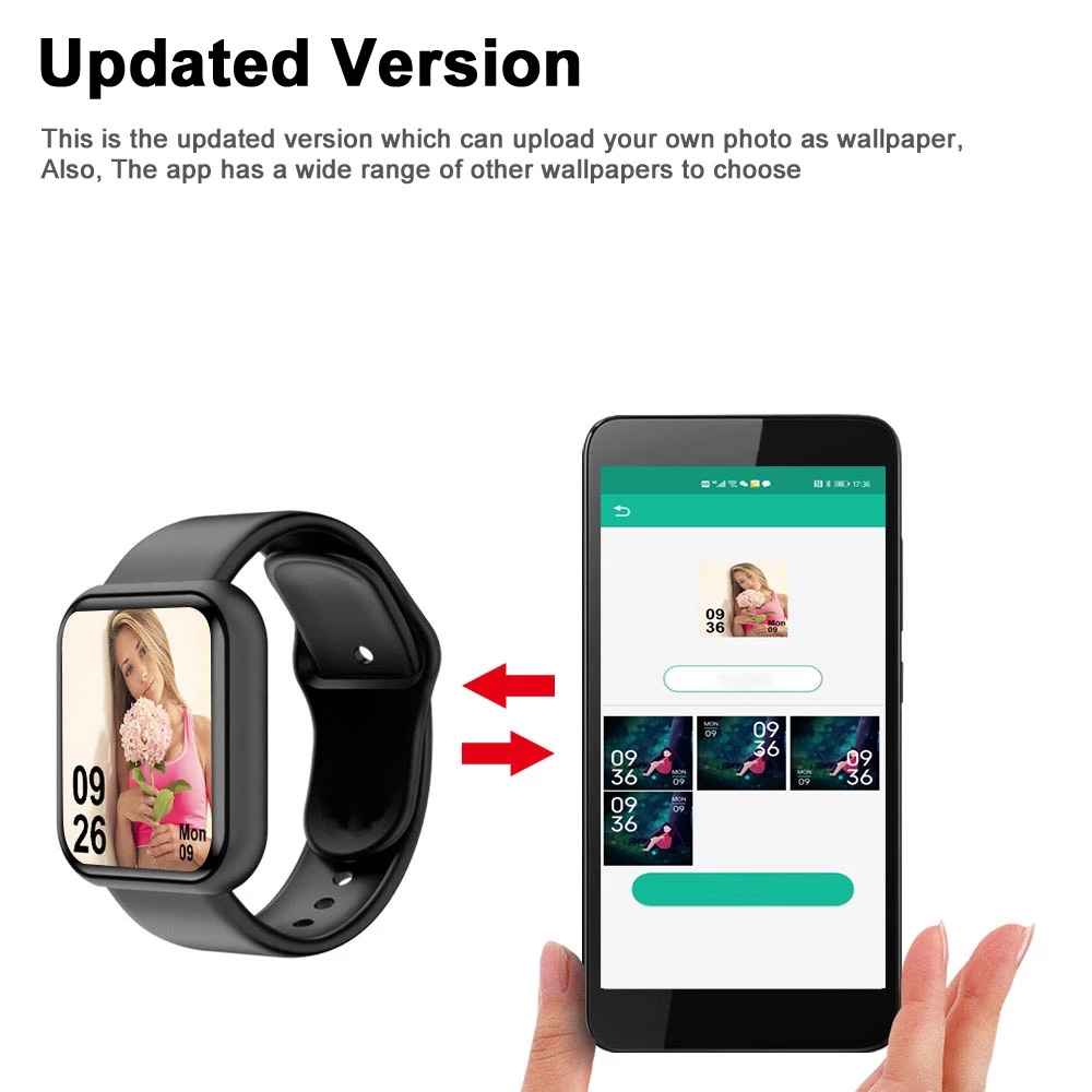 Montre Connectée pour Homme et - Smartwatch Digital Watches For Women avis et prix