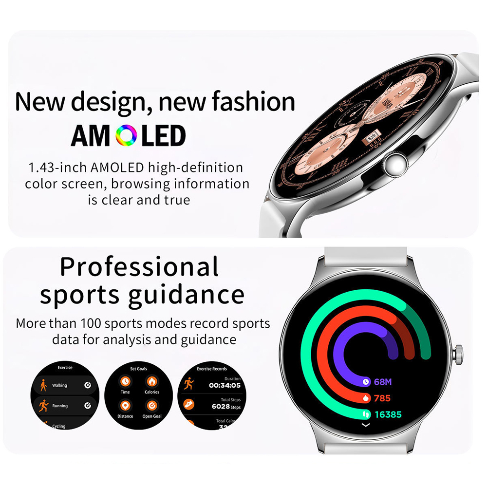 Montre connectée ultra-fine AM - Smartwatch Digital Watches For Women avis et prix