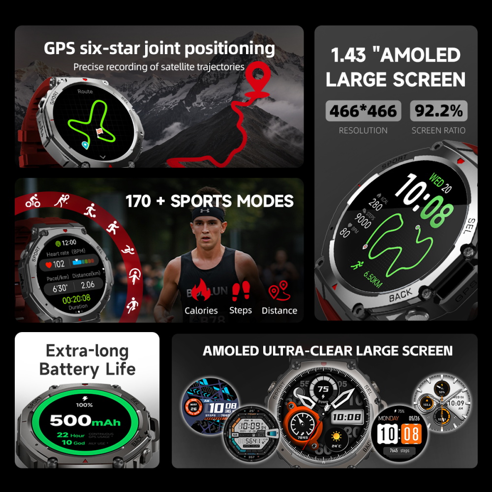 SKMEI militaire Sport de plein - Smartwatch Digital Watches For Women avis et prix