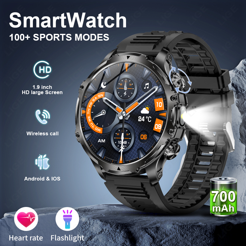 LIGE Smartwatch militaire homm - Timex Watches Smartwatch avis et prix