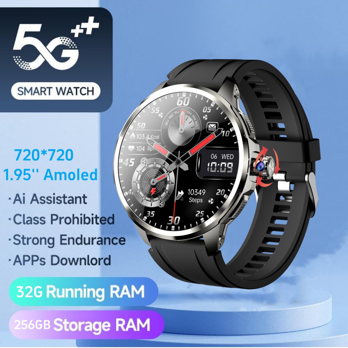 Montre intelligente grand écra - Smartwatch Watch Whatsapp avis et prix