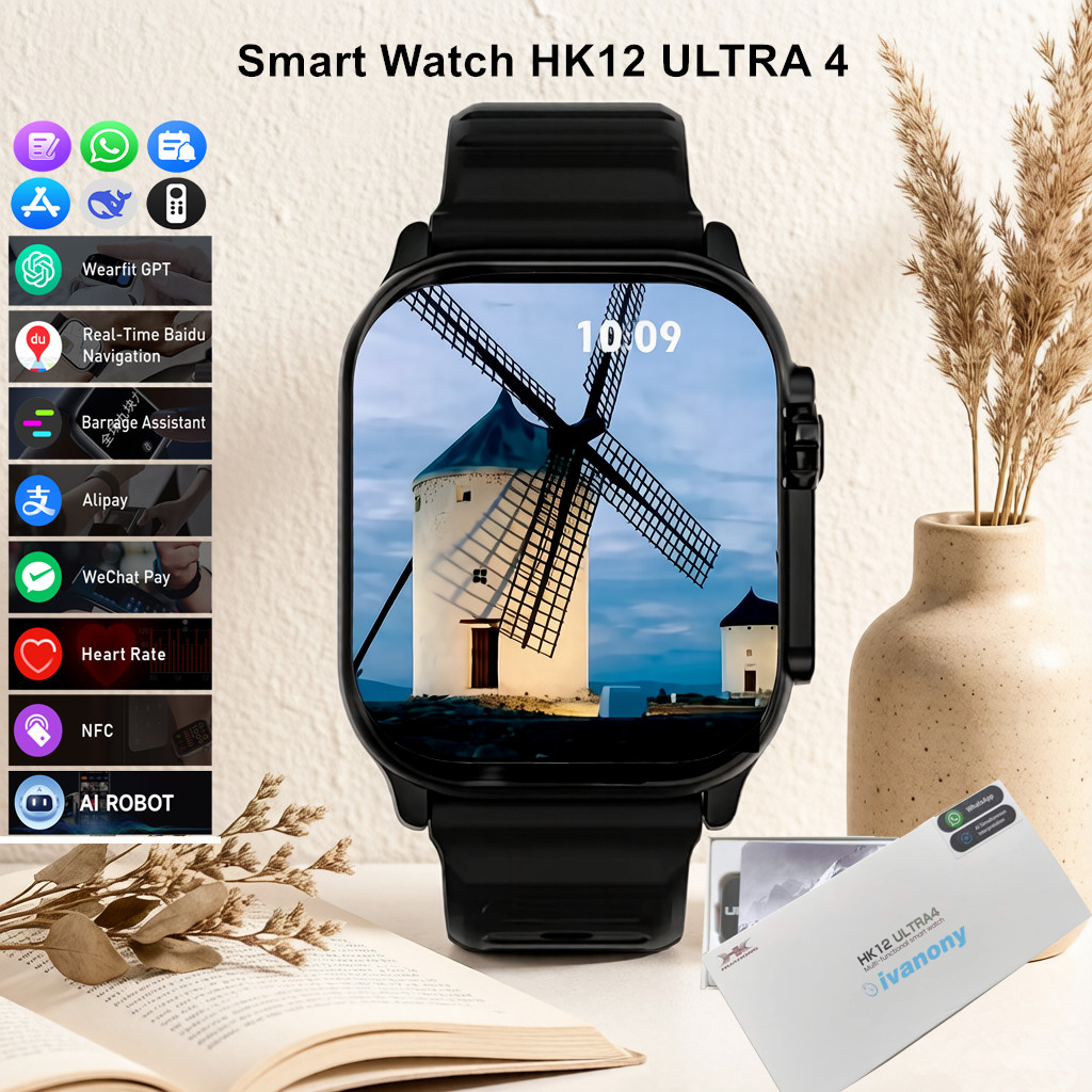 Montre connectée HK12 Ultra 4, - Smartwatch Watch Whatsapp avis et prix