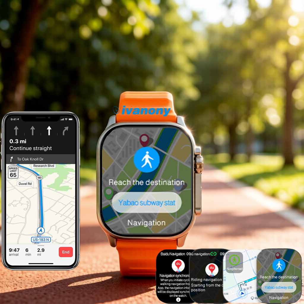 Montre connectée HK12 Ultra 4, - Smartwatch Watch Whatsapp avis et prix
