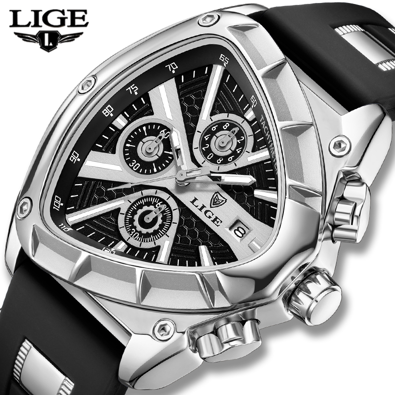 LIGE mode hommes montre Triang - Smartwatch Army Watches For Men avis et prix