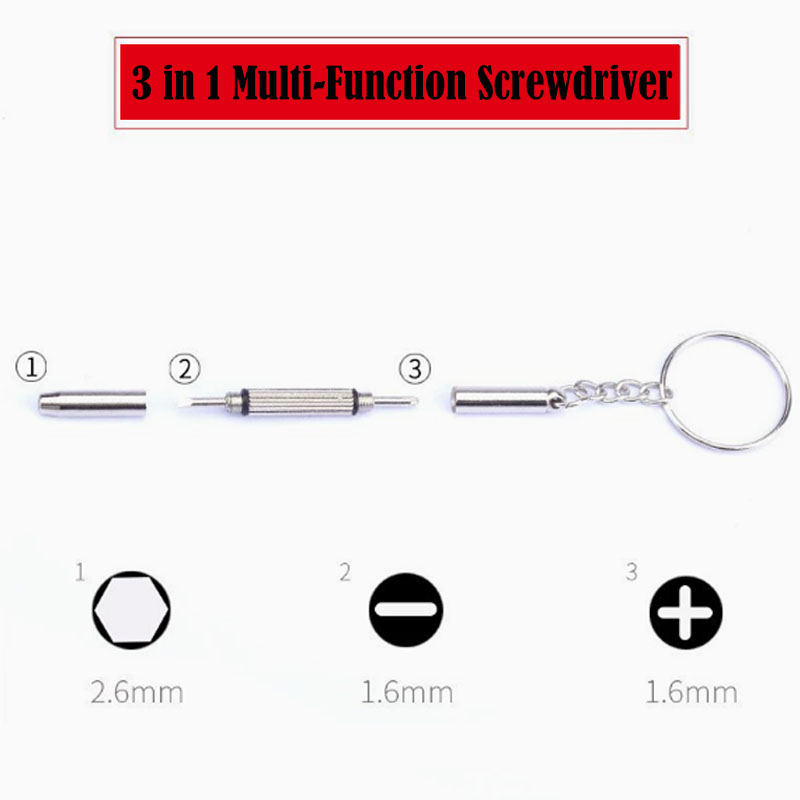 Tournevis 3 en 1 pour lunettes - Watch Tool Repair Kit avis et prix