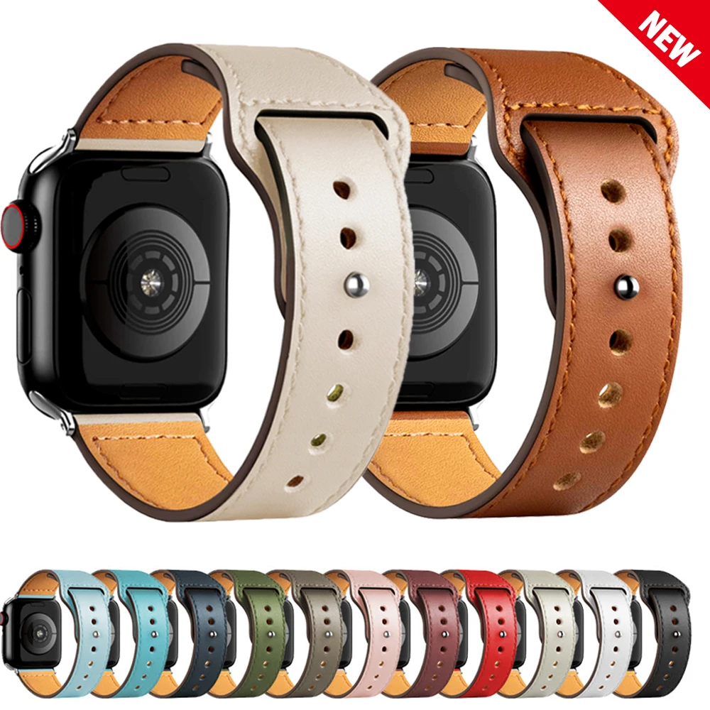 Bracelet en cuir pour Apple wa - Smartwatch Iphone Watches For Women avis et prix