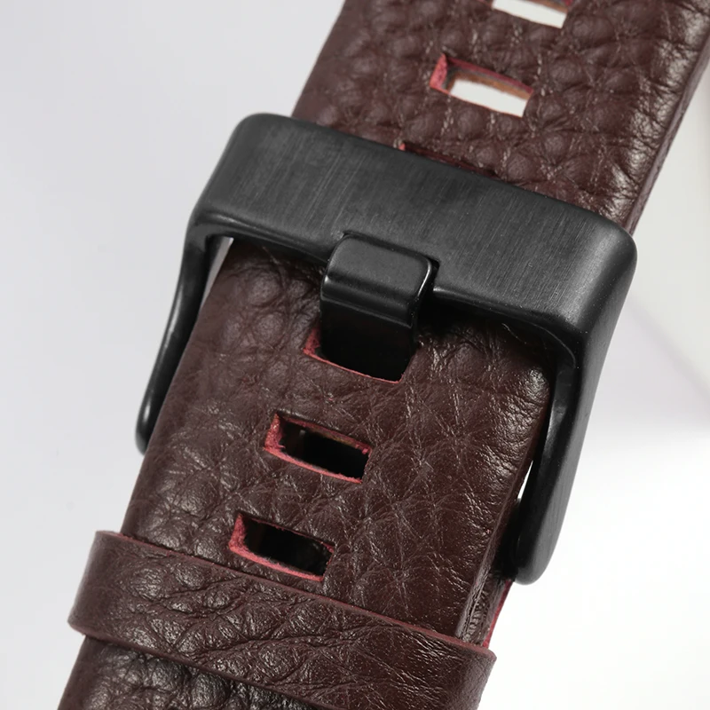 Bracelet de montre en cuir vér - Diesel Watches Smartwatch avis et prix